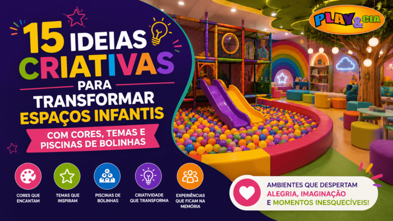 15 ideias criativas para transformar espaços infantis com cores, temas e piscinas de bolinhas