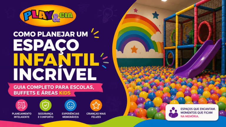 Como planejar um espaço infantil incrível - Guia Completo Para Escolas, Buffets e Áreas Kids