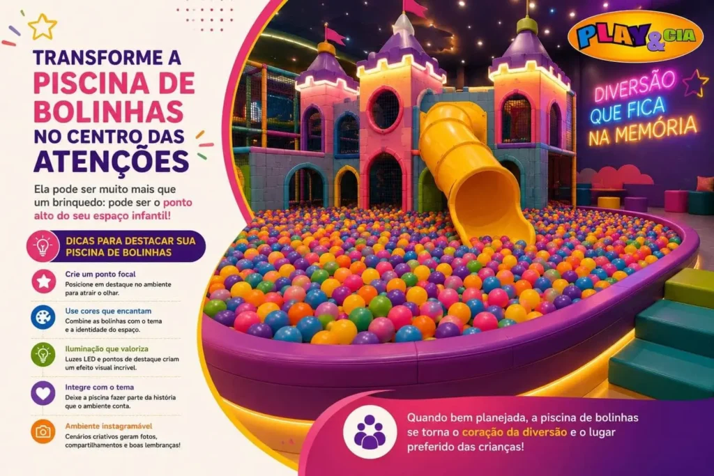 Transforme a Piscina de Bolinhas no Centro das Atenções - Play & Cia Brinquedos